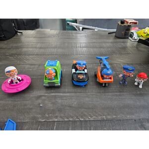 Lot of Blippi Tiys 2019 Garbage truck, Police Car, Helicopter and more!